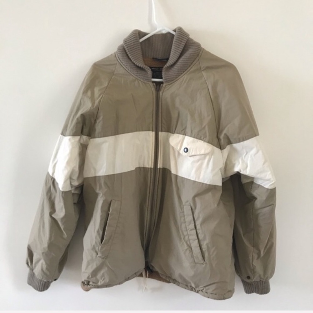 Vintage Brooks Brothers Alpaca-Lined Bomber Jacket